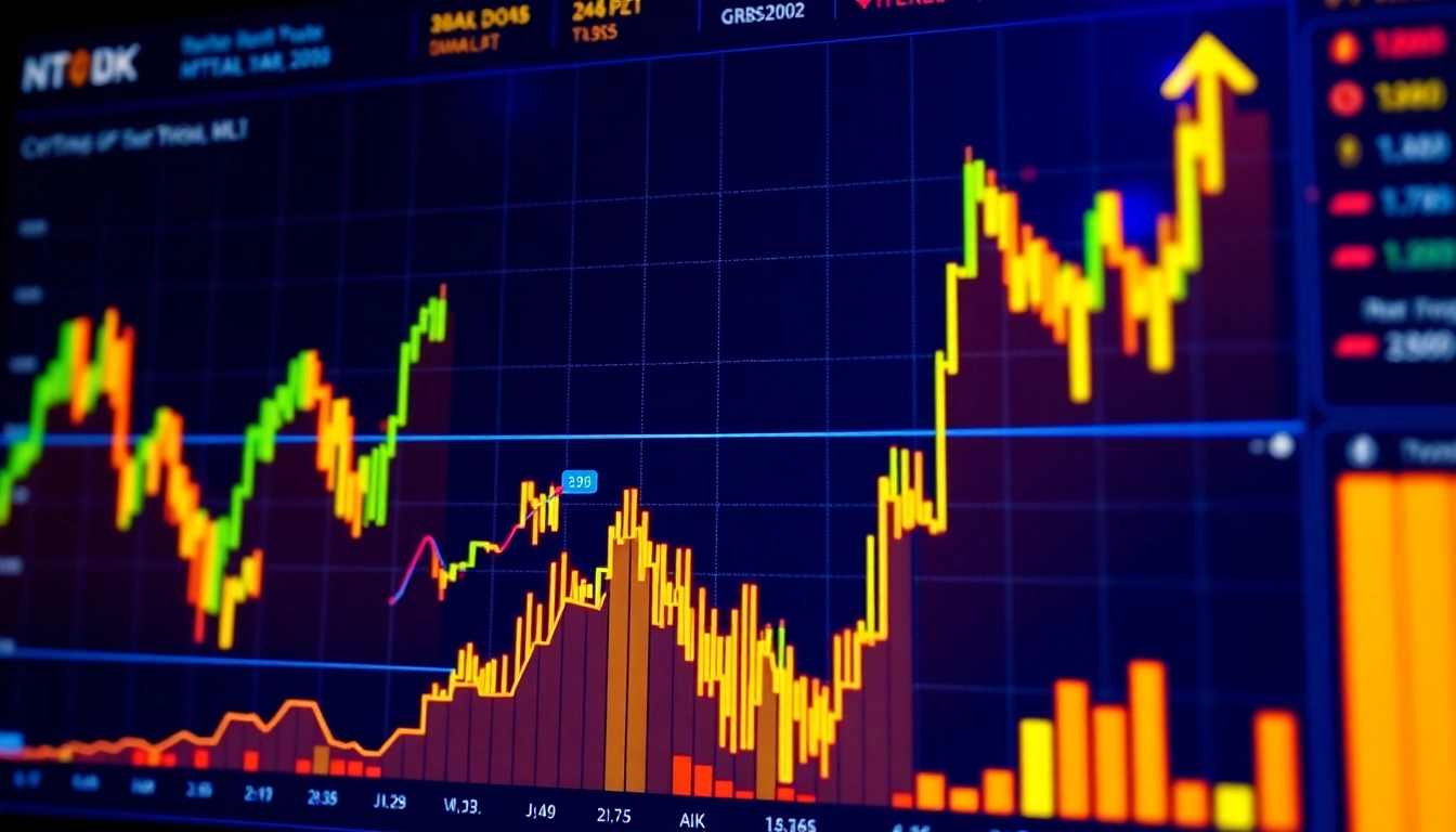 Cryptocurrency News UK website featuring real-time digital asset charts and market analysis visuals