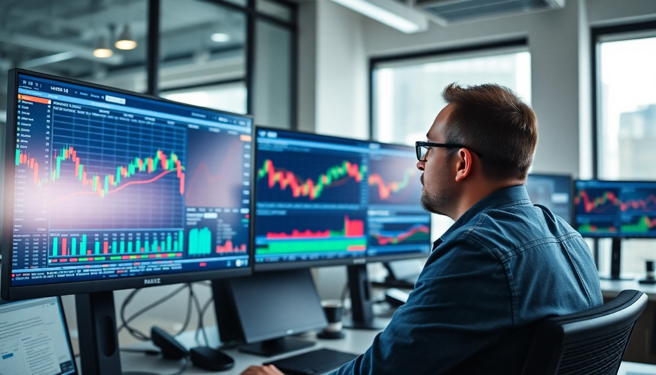 Trading view platform showcasing comprehensive market charts for active traders and investors.